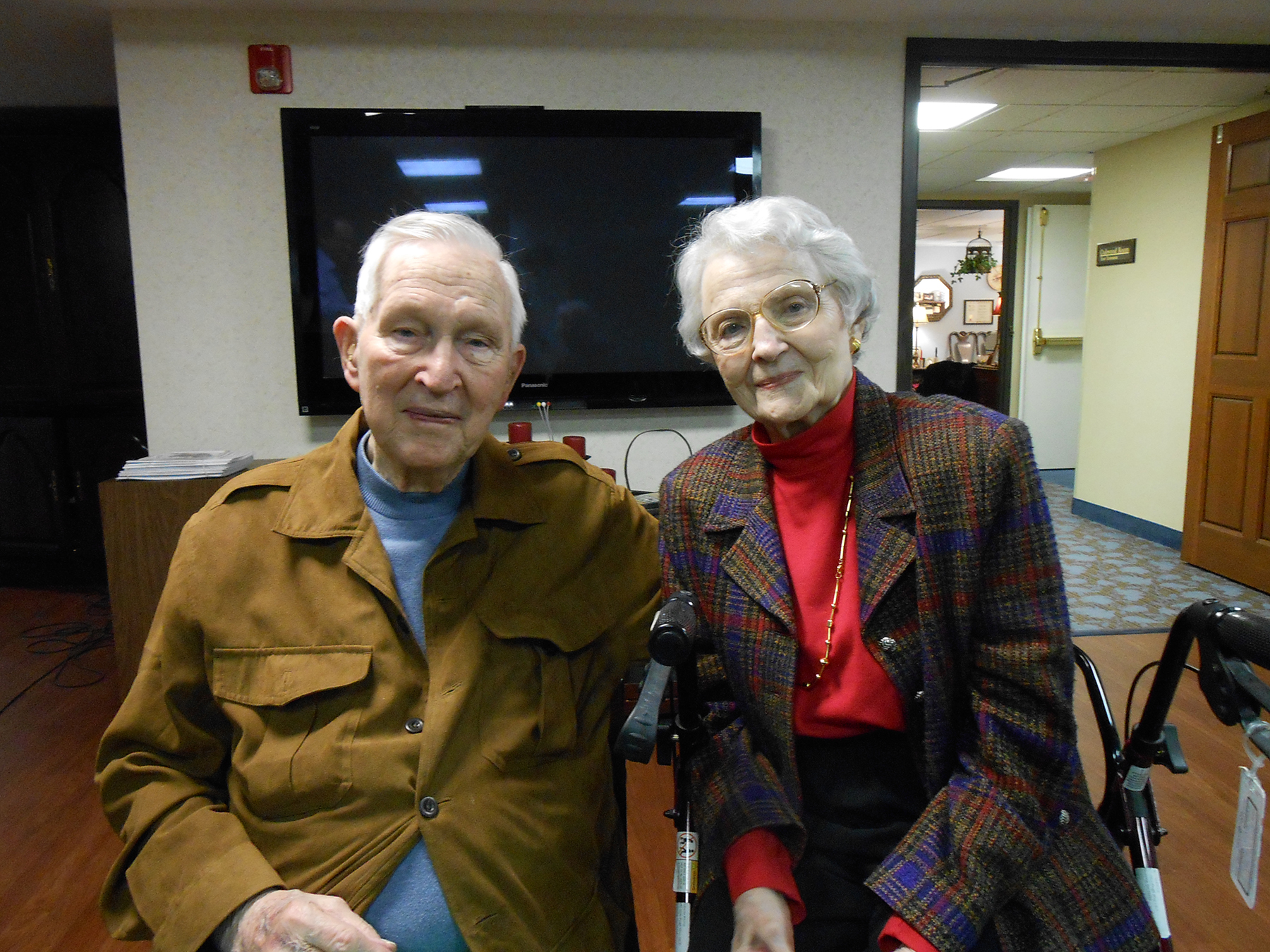 Dr. Malcolm Ritchie and his wife, 16 Jan. 2014