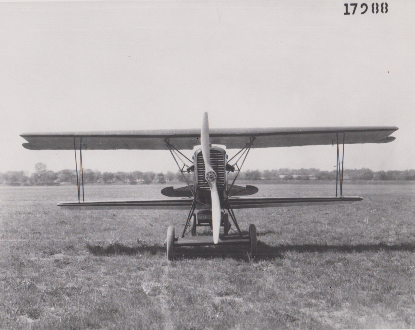 Fokker D.VII, 1923, at McCook Field in Dayton (MS-223, Box 34, Folder 29, Item 1)