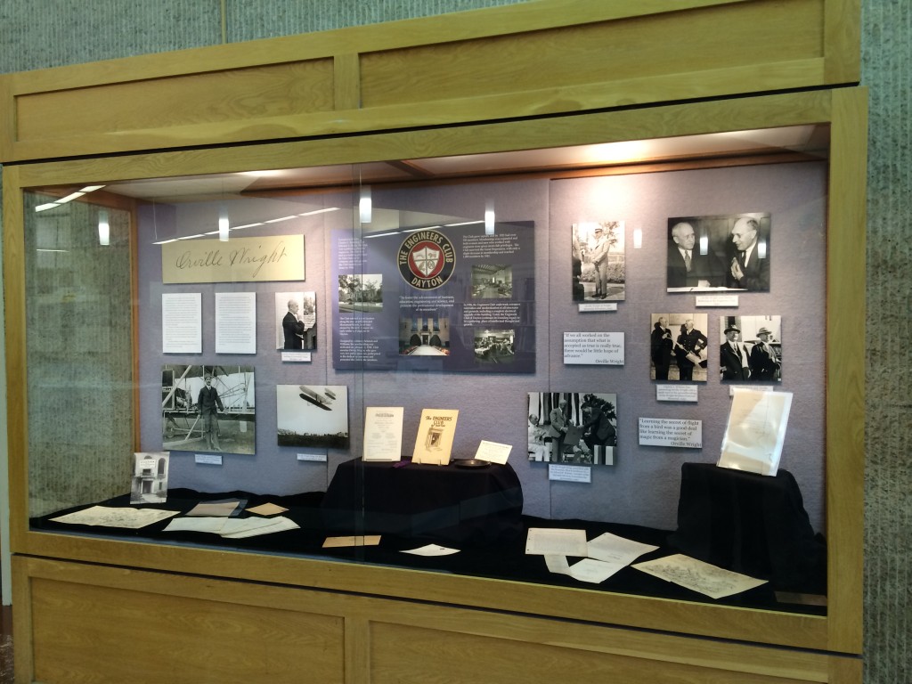 Engineers Club of Dayton Exhibit, May 2014