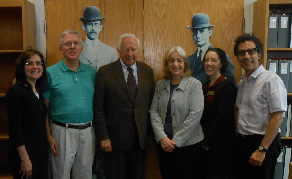 SCA staff members with David McCullough, 25 Sept. 2014