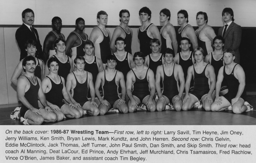 WSU Wrestling Team, 1986-1987