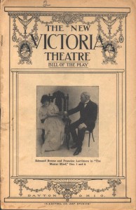 MS-360, Victoria Theatre Collection. The New Victoria Theatre, Bill of the Play
