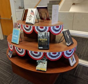 Display for books for 19th Amendment