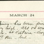 JGC Schenck diary entry, March 24, 1913