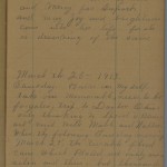 Margaret Smell diary entry, March 25, 1913, Part 1 of 3