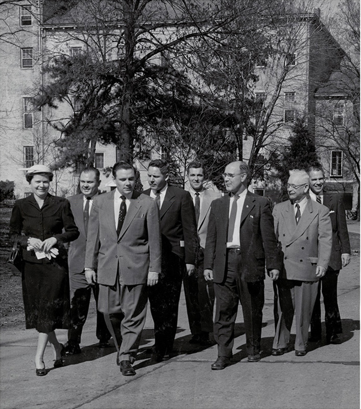 State legislators visiting Dayton State Hospital, 1955 (DDN_State_Hospital_14)
