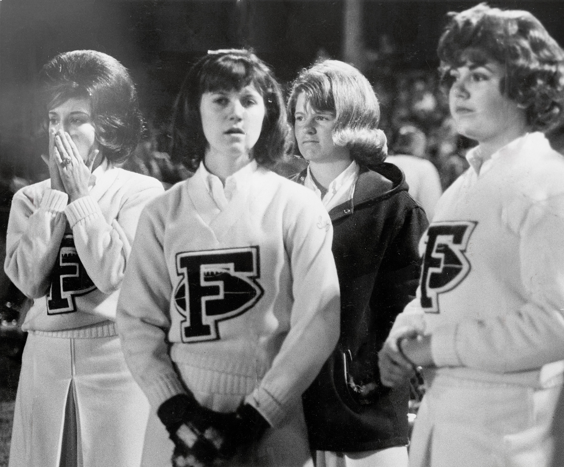 Fairmont West H.S. Cheerleaders, 1963 (Fairmont_03) | Out of the Box