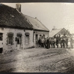 Scene in a German village (from SC-142)
