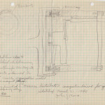 Sketch diagram showing ignition distributor improvements, 1940. (ms178_B2F12)