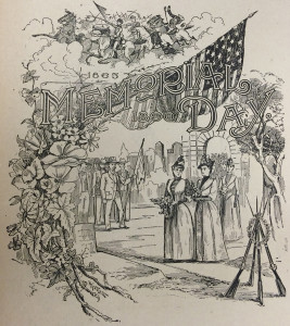 Memorial Day illustration from the Wright Brothers' newspaper, The Evening Item, May 24, 1890.