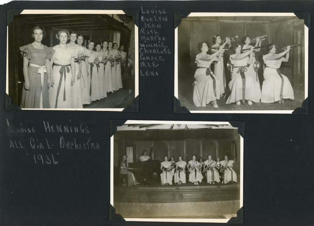 Louise Henning All Girl Orchestra, circa 1930s