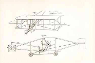 image of an airplane patent